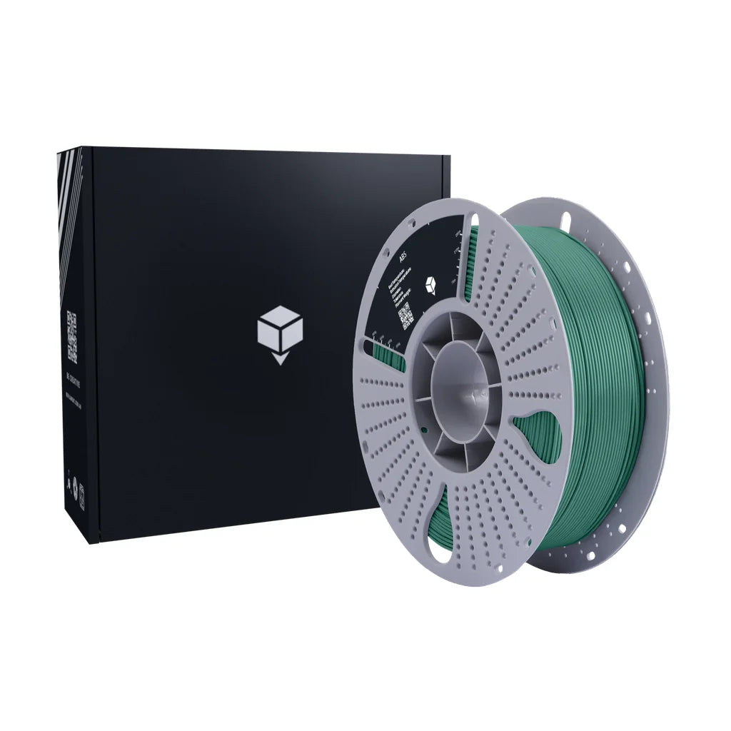 Green ABS 3D printing filament spool 1.75mm Australia, with box.