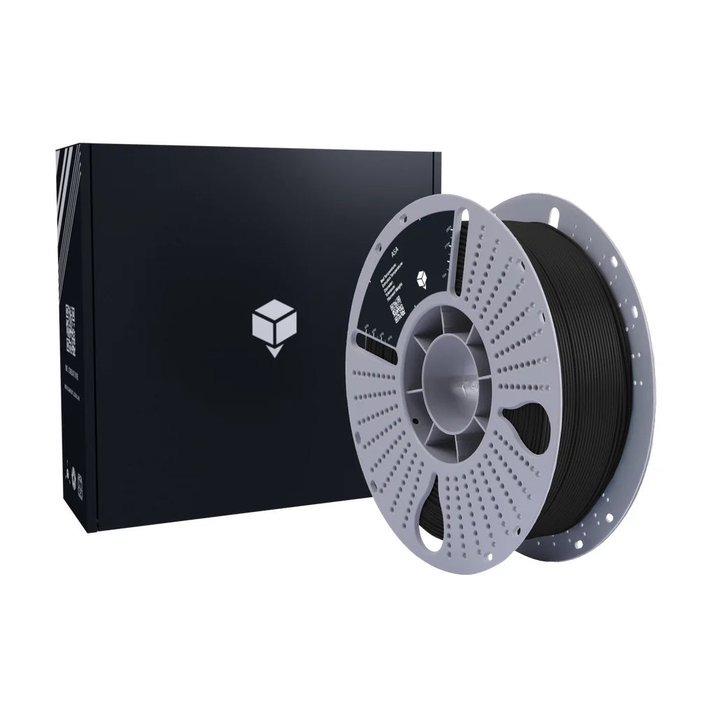 Black ASA 3D printing filament 1.75mm Australia durable outdoor grade on spool with box