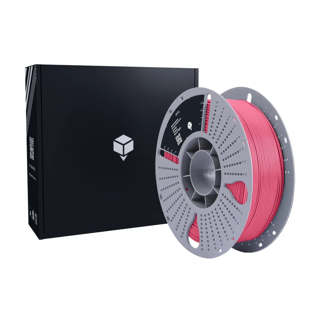 Pink PETG 3D printing filament 1.75mm Australia with retail box.