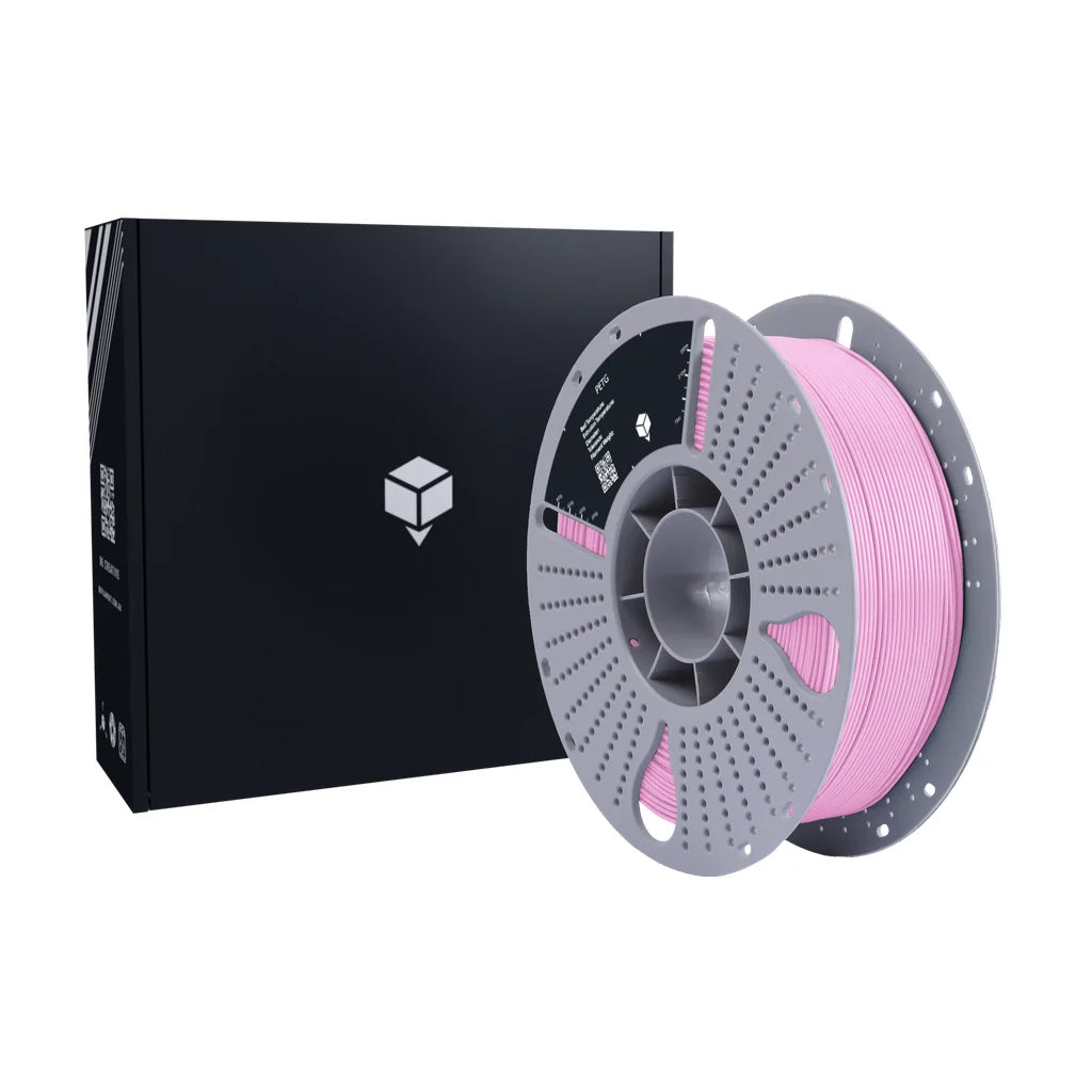 Pink PETG 3D printing filament 1.75mm Australia with retail box.