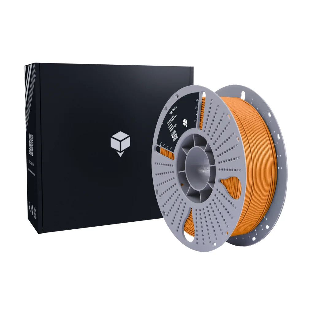 Orange PLA Matte 3D printing filament 1.75mm Australia, premium quality easy printing.