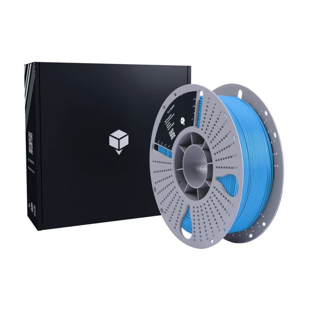 Blue PLA Matte 3D printing filament spool 1.75mm Australia with packaging