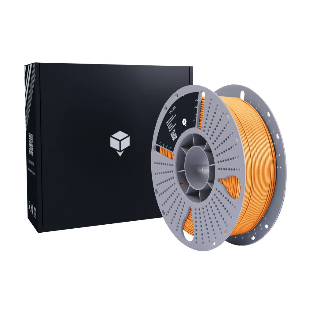 Orange flexible TPU 3D printing filament spool 1.75mm Australia