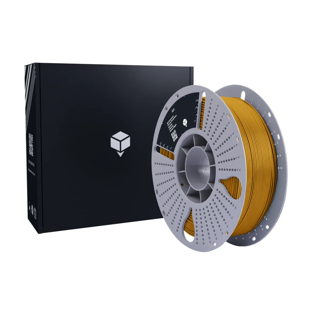 Gold ABS 3D printing filament spool 1.75mm Australia with retail box