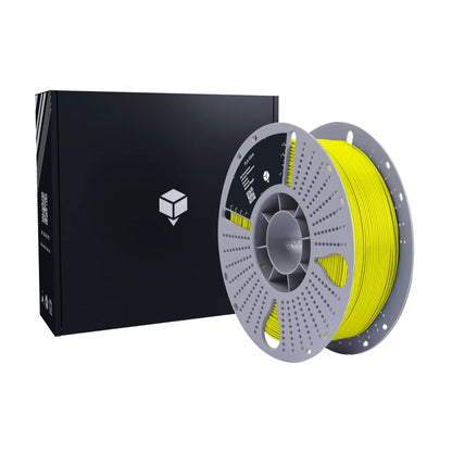 Yellow PLA Glow 3D printing filament 1.75mm Australia with retail box