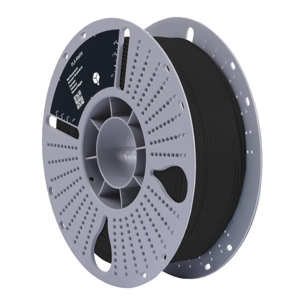 Matte Black PLA 3D printing filament 1.75mm Australia low sheen