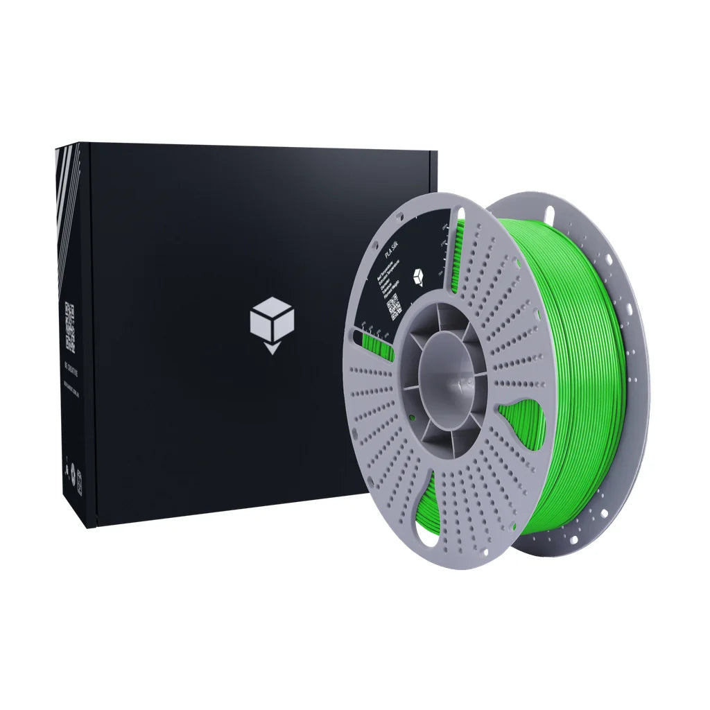 Bright Green PLA Silk 3D printing filament spool 1.75mm Australia