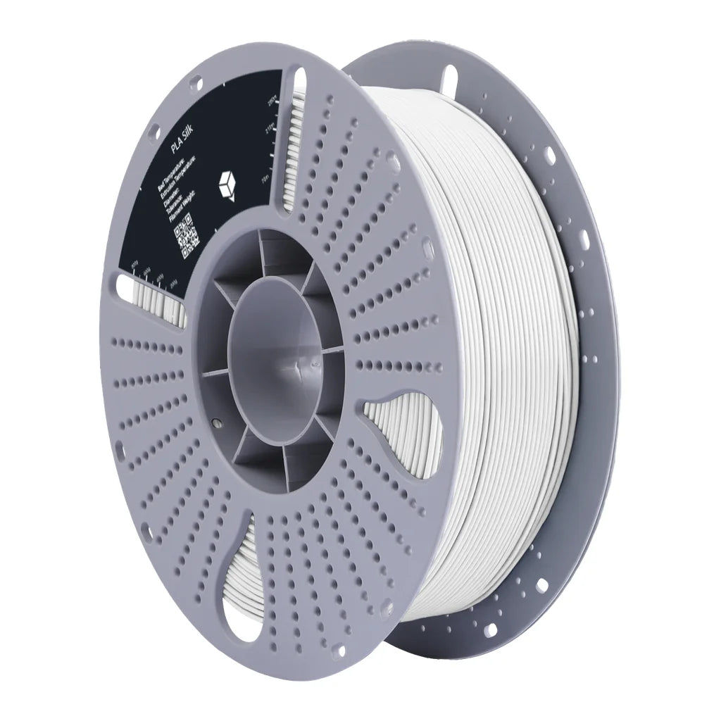 Silk White PLA 3D printing filament 1.75mm Australia lustrous