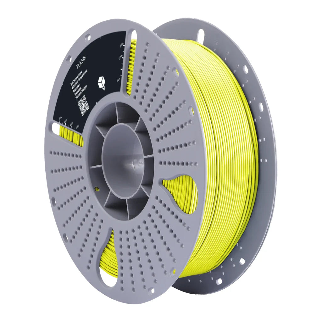 Yellow PLA Silk 3D printing filament 1.75mm Australia lustrous