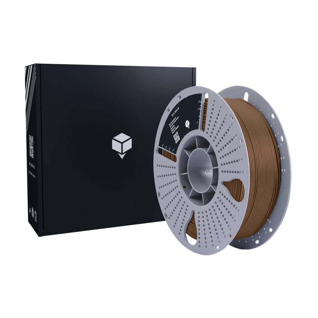 Brown PLA wood 3D printing filament spool 1.75mm Australia with retail box