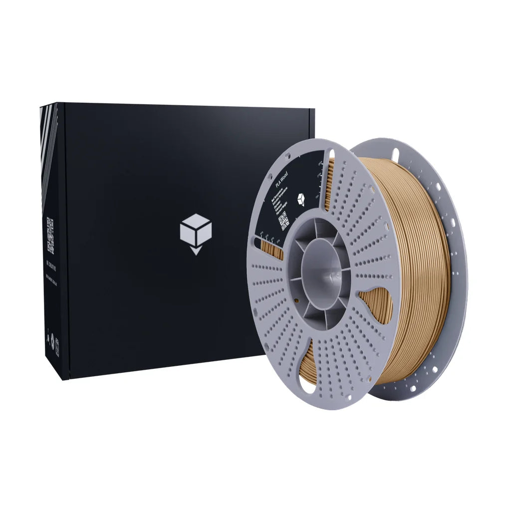 Wood PLA 3D printing filament spool 1.75mm Australia with packaging