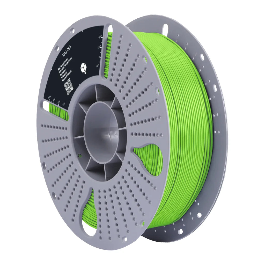 Green TPU 3D printing filament 1.75mm Australia flexible rubber-like